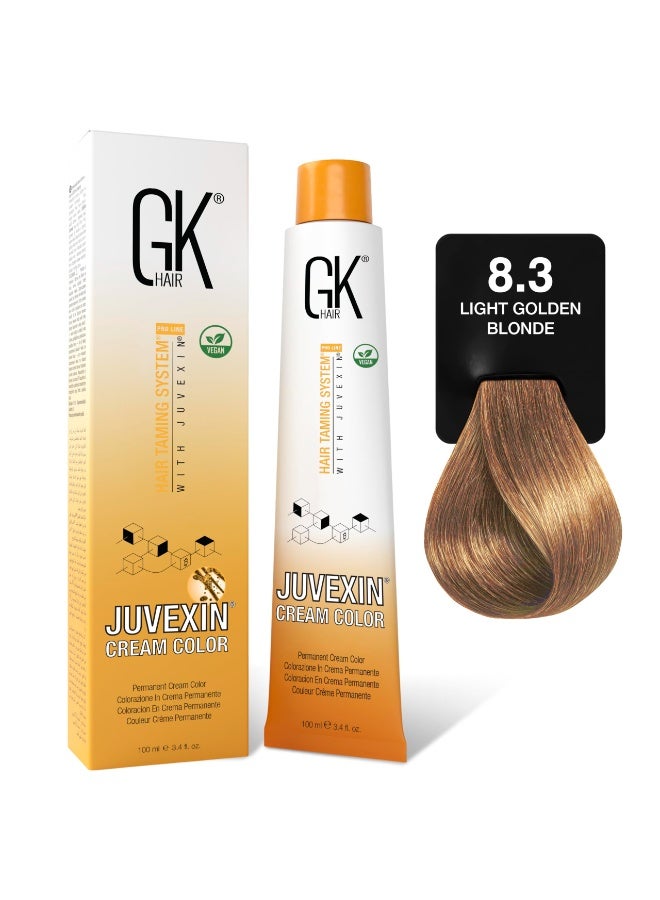 GK Hair Color 8.3 Light Golden Blonde 100ML